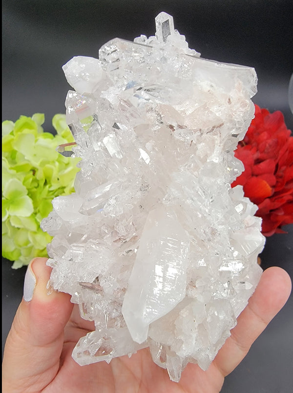 Rare Sacred Pink Lemurian Cluster from Colombia