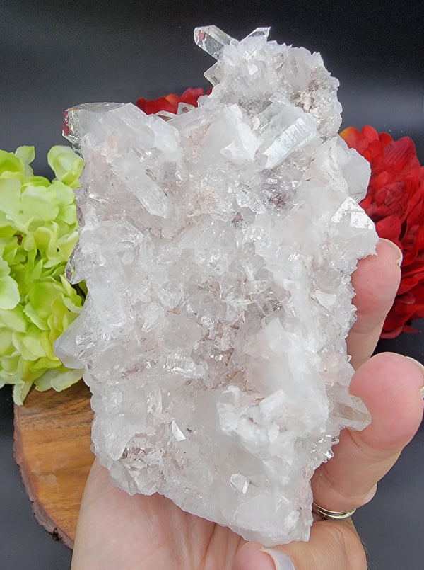 Rare Sacred Pink Lemurian Cluster from Colombia